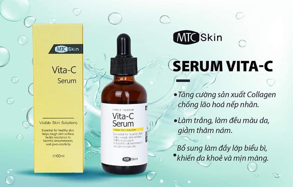 Vita C serum trắng da mờ thâm nám