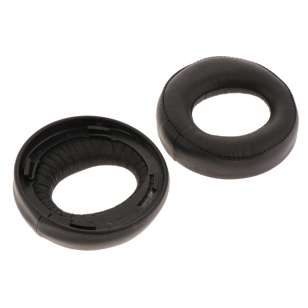 2Pcs Premium Headphones Ear Pads Cushion Covers for   PS3  Black