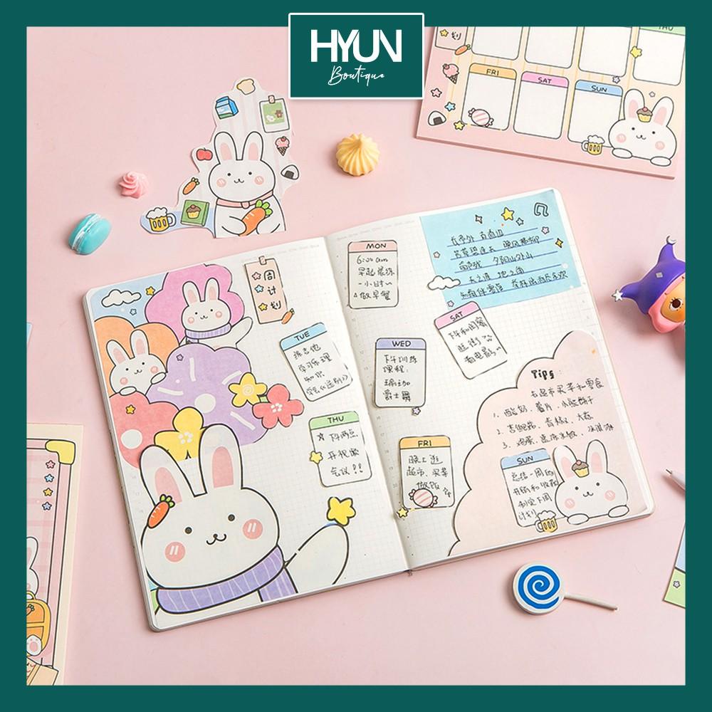 Giấy Note Cute nhiều mẫu Hyun Boutique - Mẫu giao ngẫu nhiên