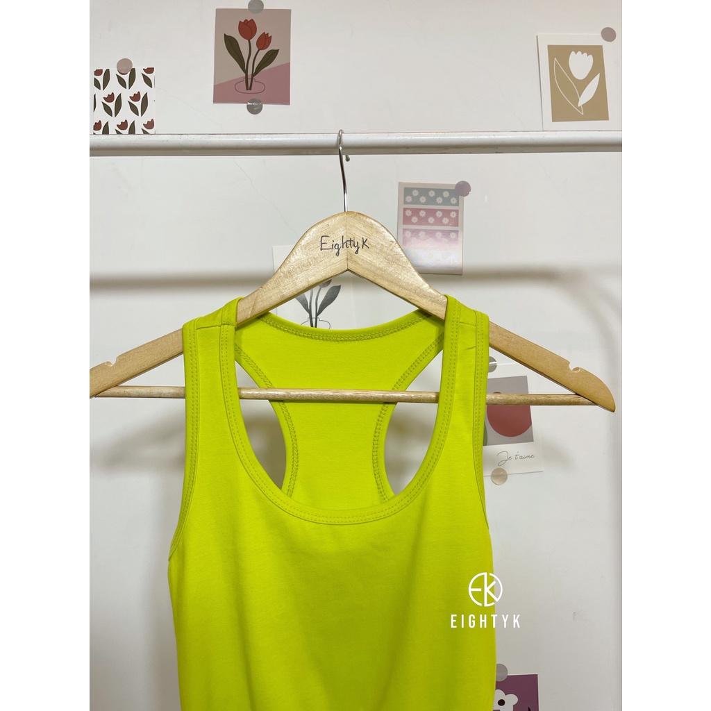 Áo Croptop Ba Lỗ Tập Trơn