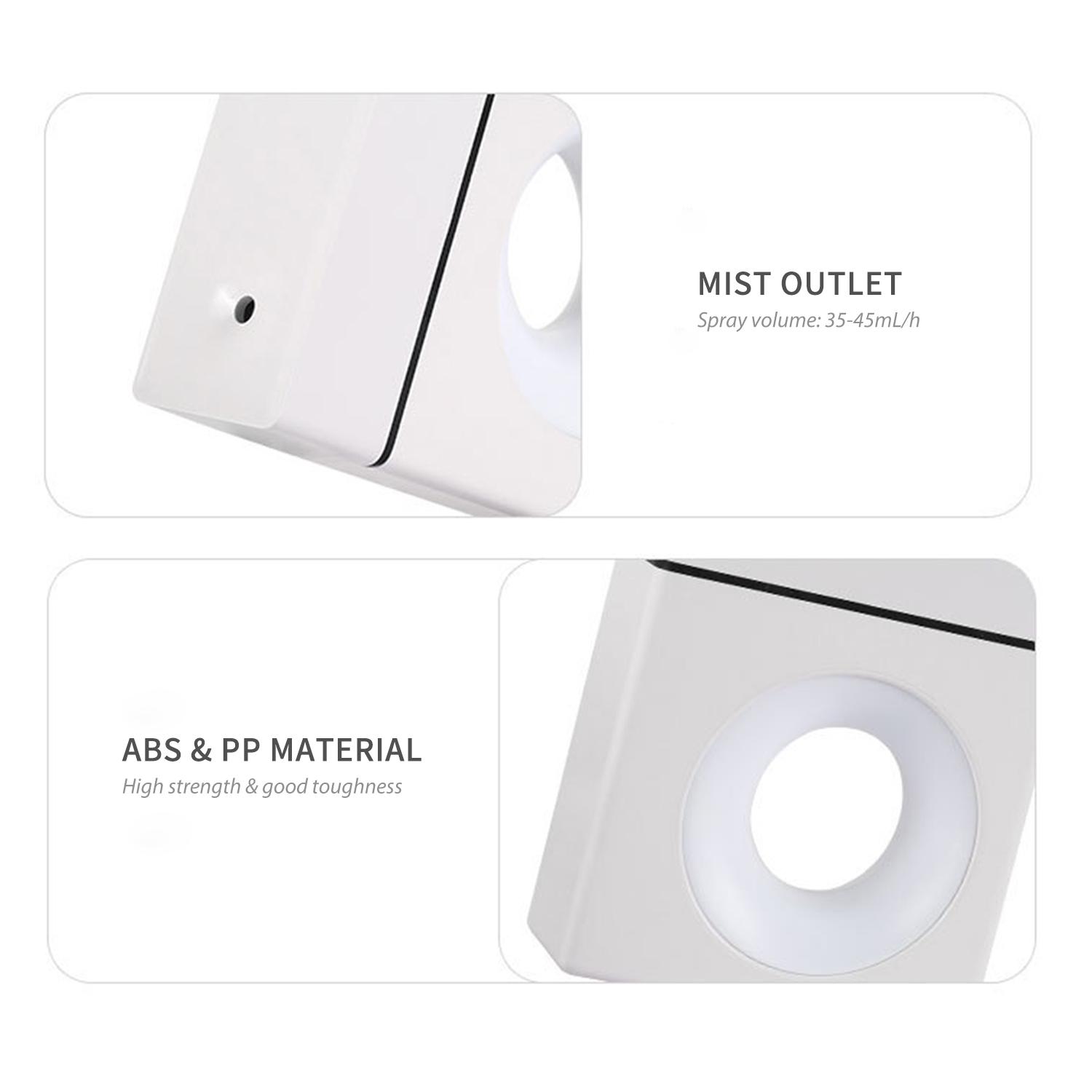 Máy tạo độ ẩm Mini 500mL Máy khuếch tán hương thơm làm mát không khí có đèn