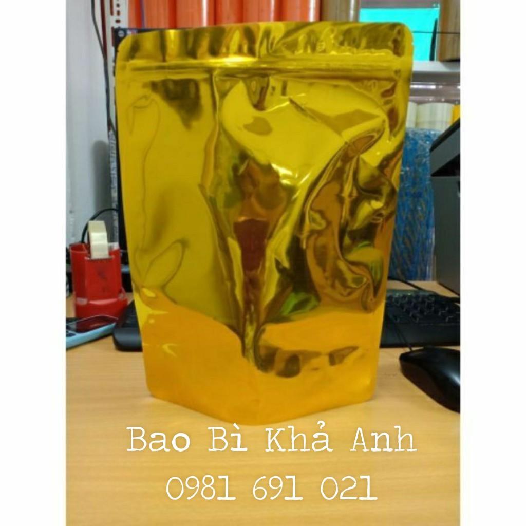 1KG TÚI ZIP MÀU VÀNG ĐÁY ĐỨNG HÀNG LOẠI 1