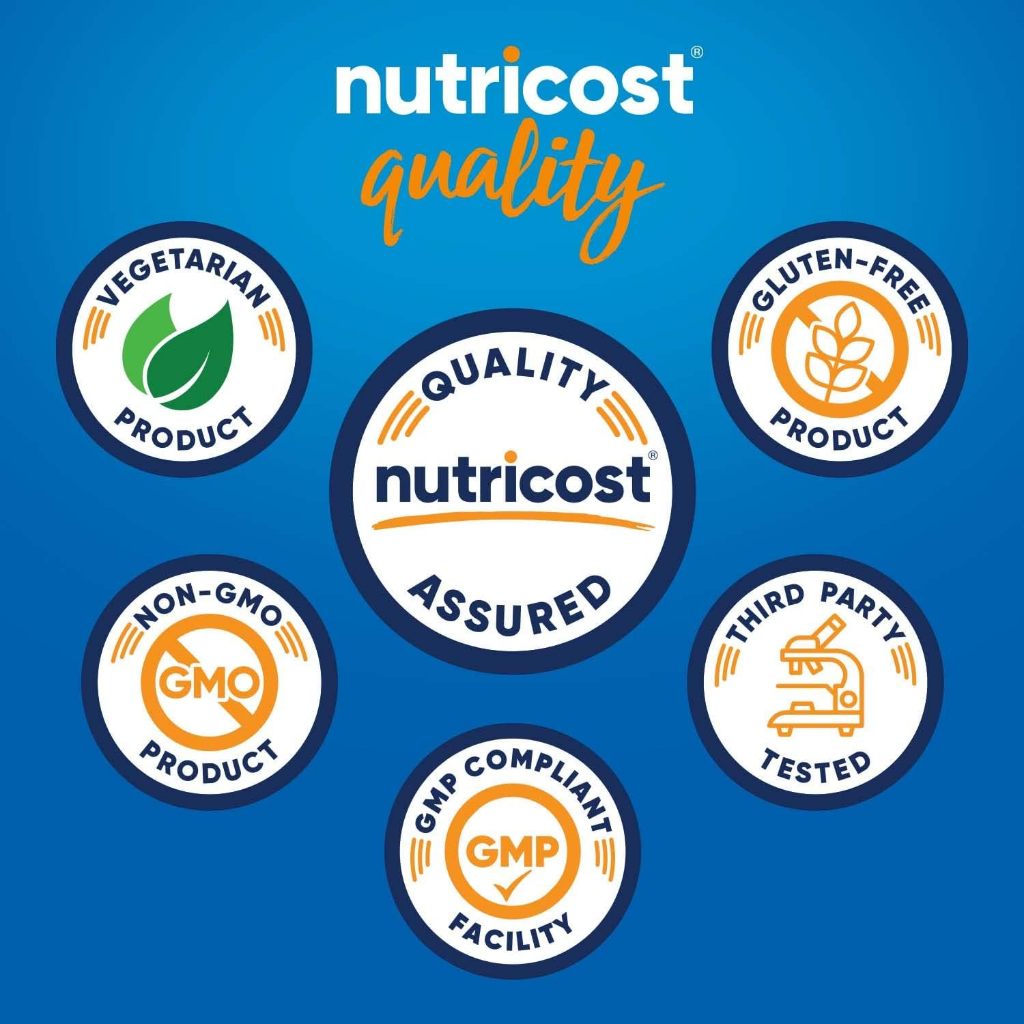 Viên Uống Nutricost NAC 600mg (180 viên), Bảo Vệ Gan, Giải Độc Gan, Giúp Mát Gan