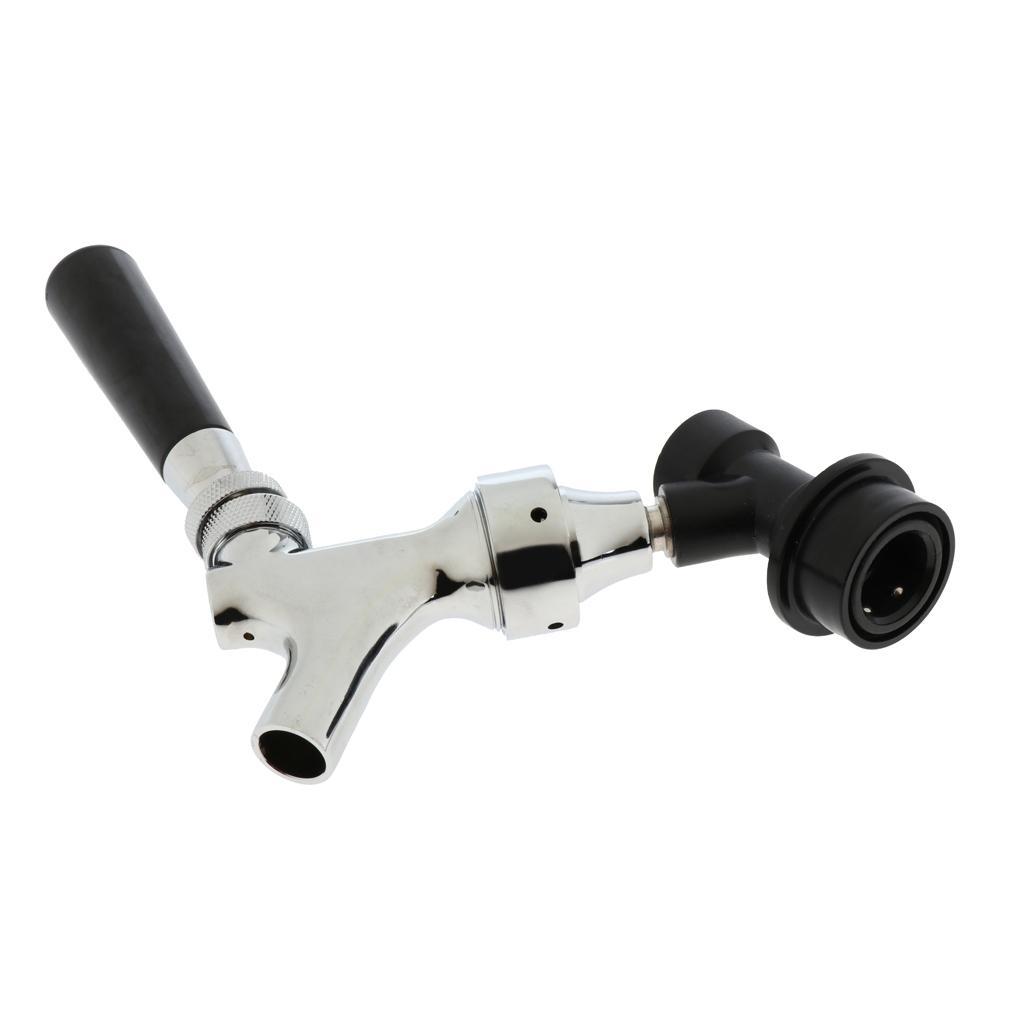 Draft Beer Faucet Tap Keg Faucet Kegerator Faucet / Tap with Handle Stainless Steel