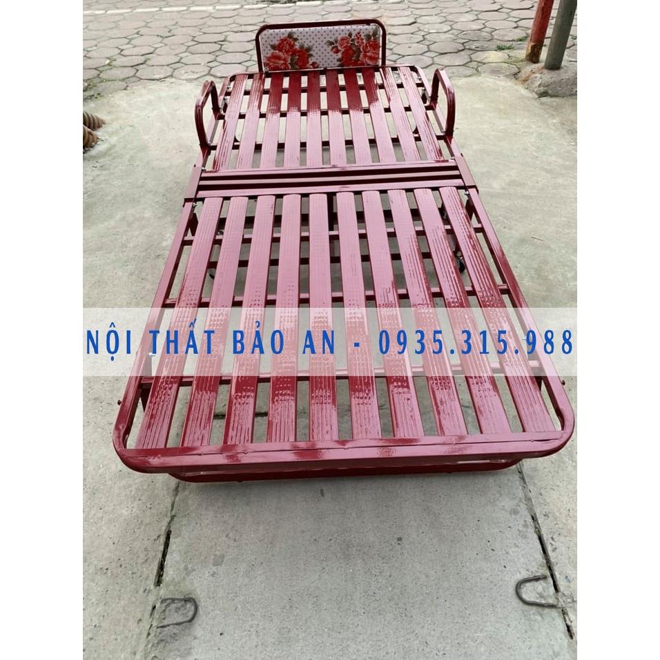 Giường sắt xếp di động 1mx2m