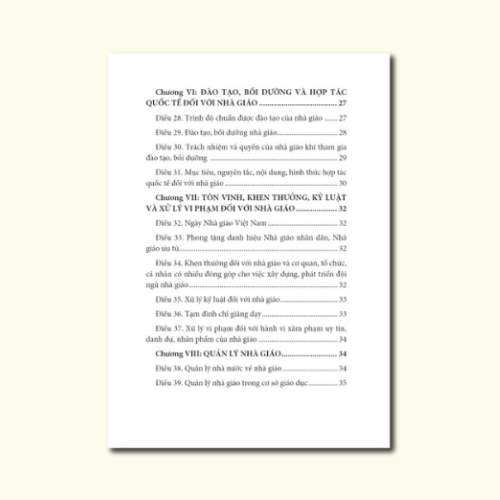 Sách Luật Nhà Giáo