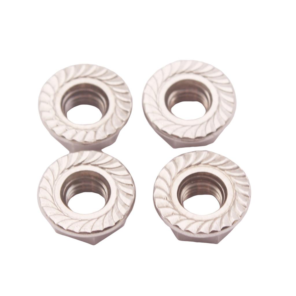 4Set 304 M8X1.25 Stud & Flange Nuts for T25 T28 Turbo Exhaust System