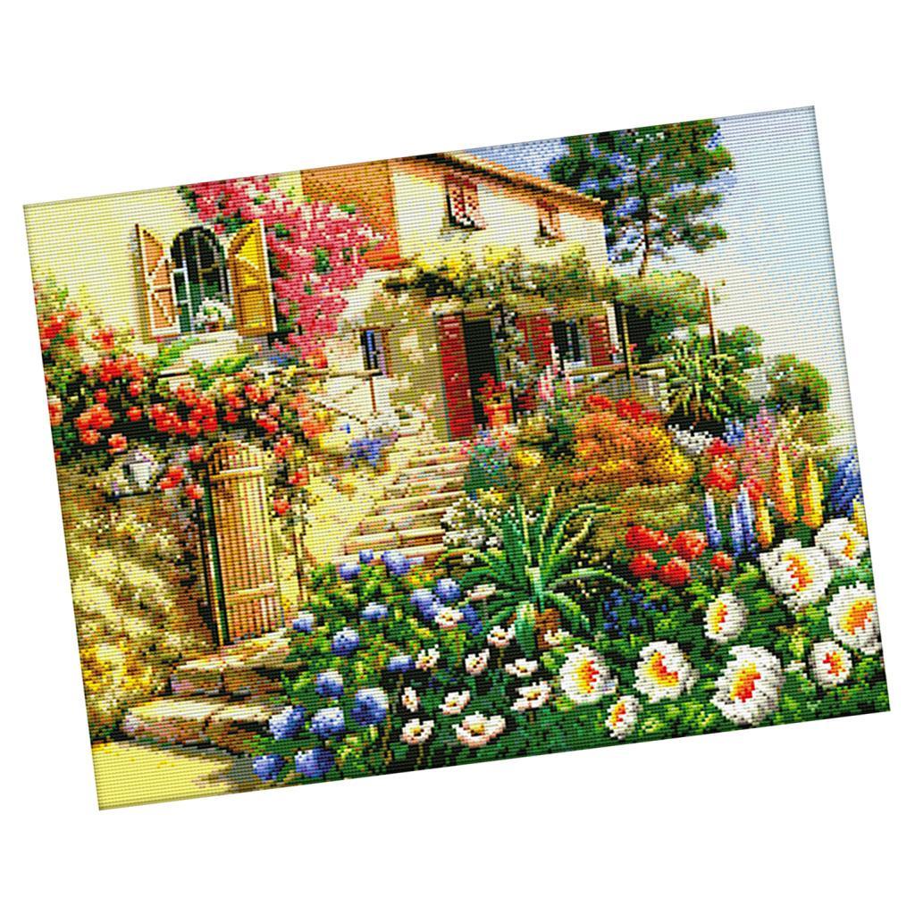 Cross Stitch Kit for Beginners Stamped  Pattern Needlepoint