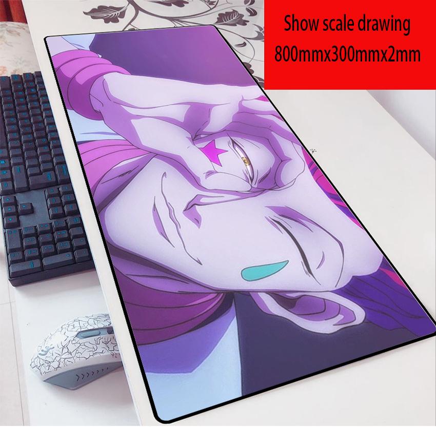 Anime Hunter X Hunter Miếng Lót Chuột 80X30 Game 2Mm MousePad Quá Khổ Bàn Phím Laptop Miếng Lót Bàn Cho Chơi Game