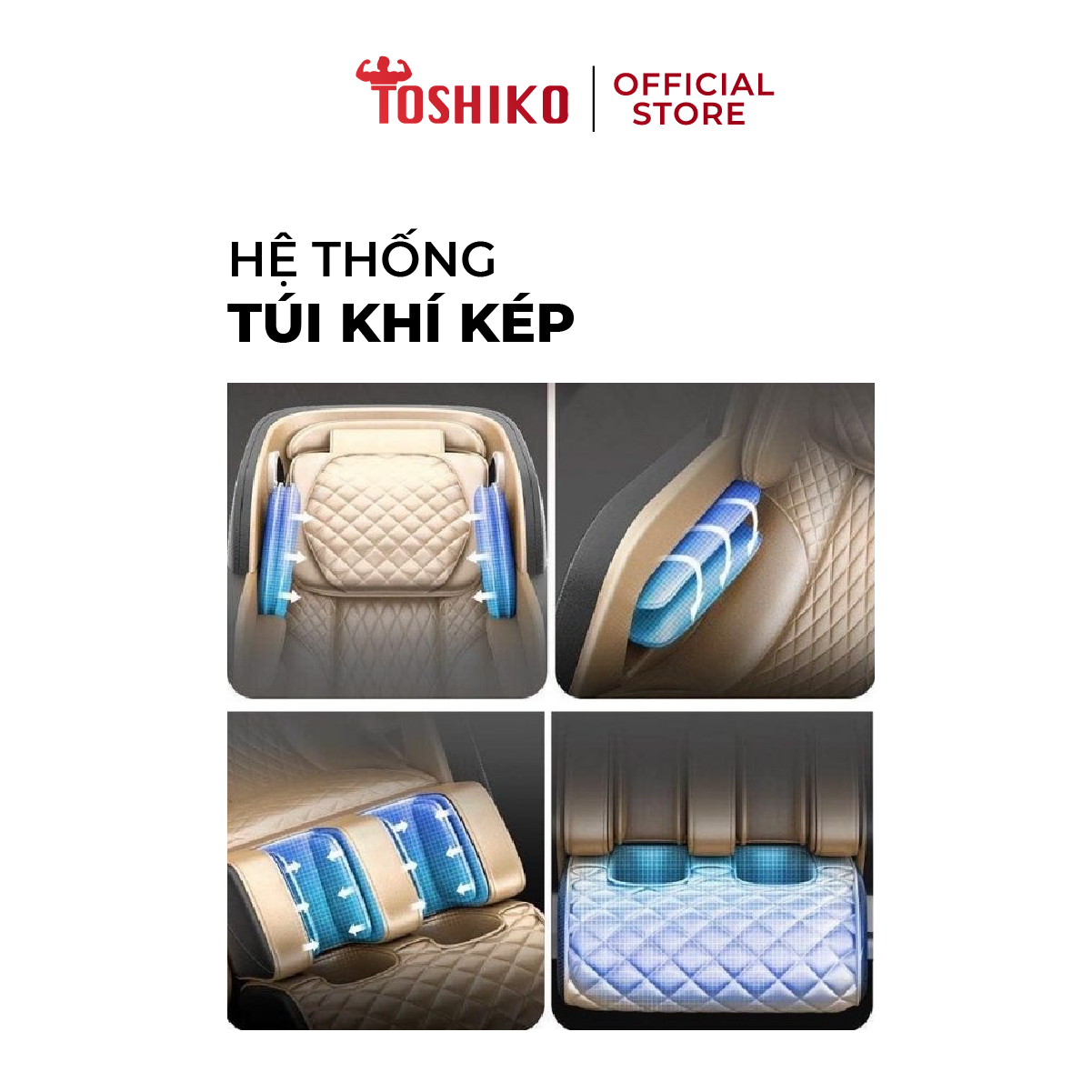 [Lắp đặt tại nhà] Ghế massage trị liệu toàn thân Toshiko T18 - bảo hàng 6 năm