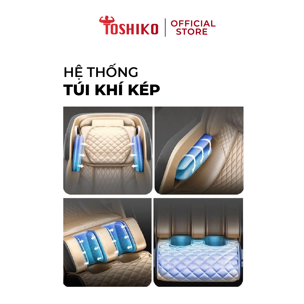 Ghế massage trị liệu toàn thân Toshiko T18 - bảo hàng 6 năm