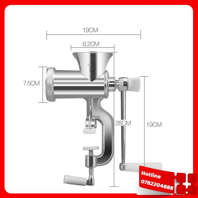 Máy Xay Thịt Bằng Tay Inox - Loại Tốt