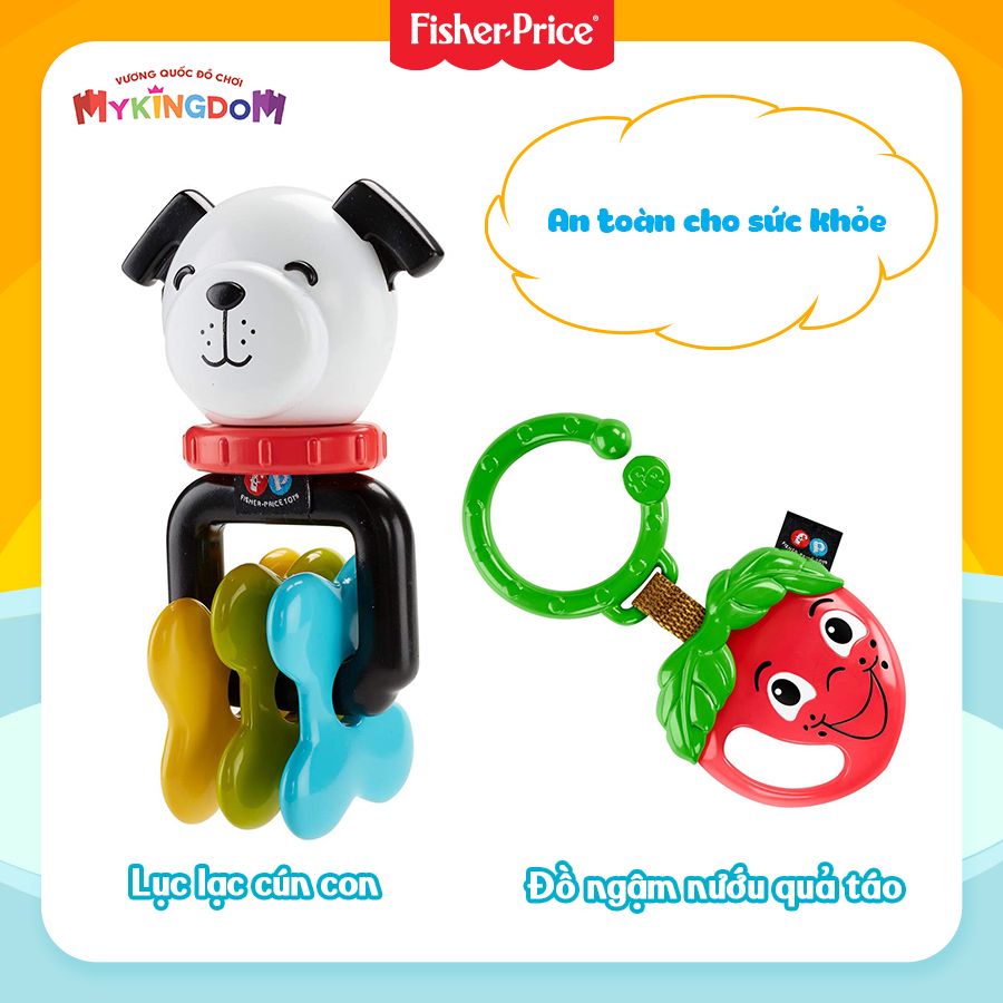 Đồ Chơi FISHER PRICE Bộ Đồ Chơi Lục Lạc Cho Bé Nhỏ FBH63