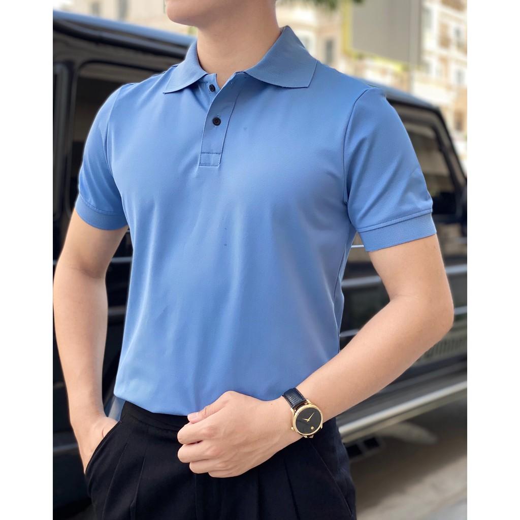 Áo polo - Áo polo nam đẹp - Chất liệu cotton mềm mịn, dầy dặn, hoạt động thoải mái, thấm hút mồ hôi tốt