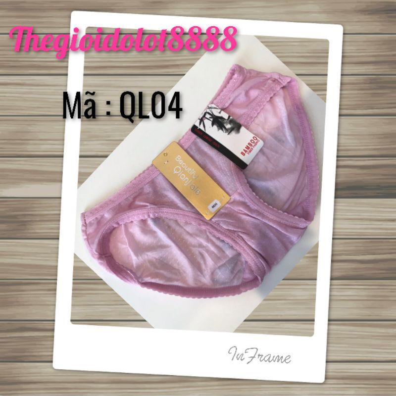 Quần lót ren chất liệu cotton co giãn tốt mã đặt hàng QL04