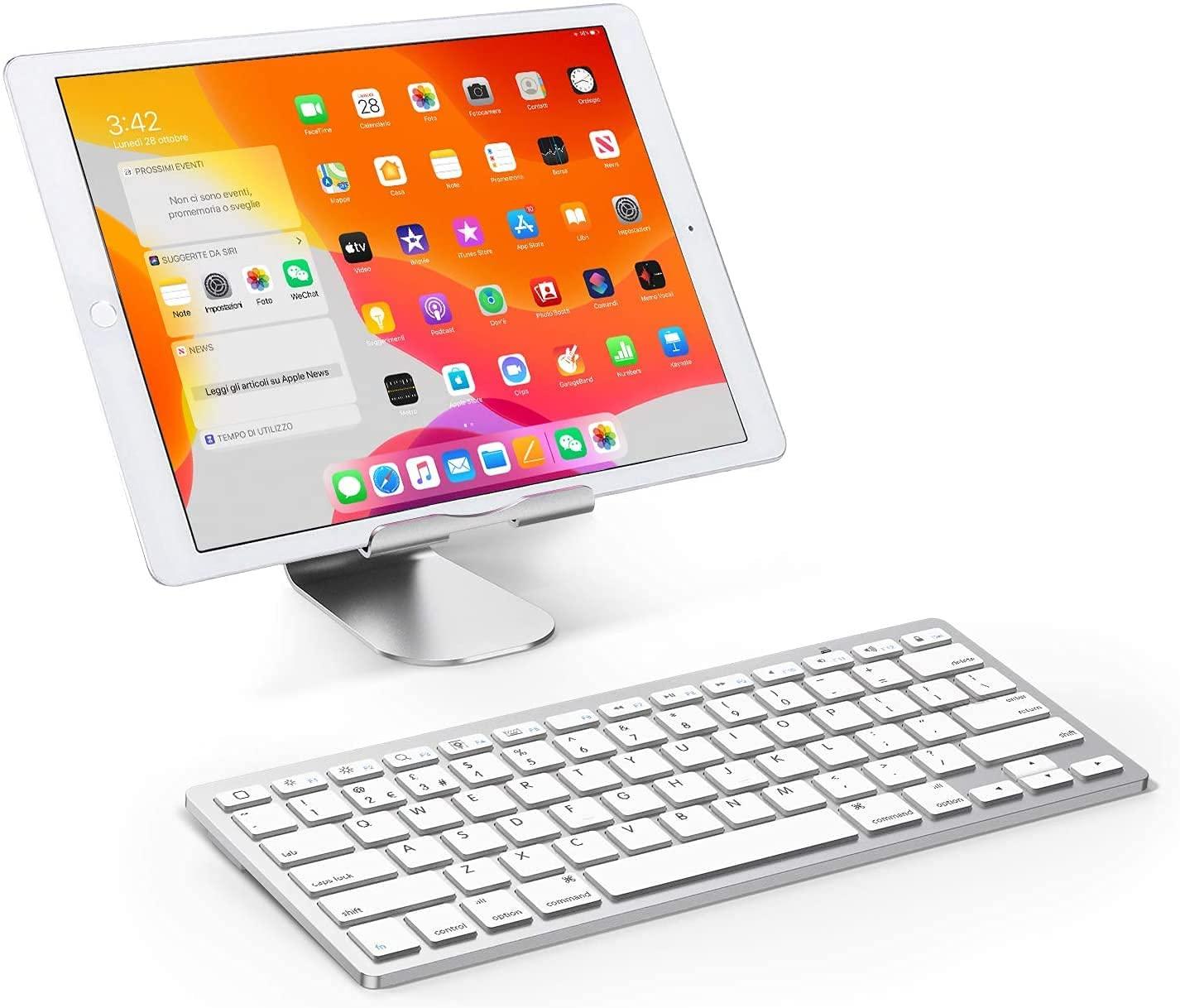 Bàn Phím Bluetooth Cho iPad, Đa Năng & Di Động Bàn Phím Không Dây, Tương Thích Với Máy Tính Bảng Android PC Windows Máy Tính