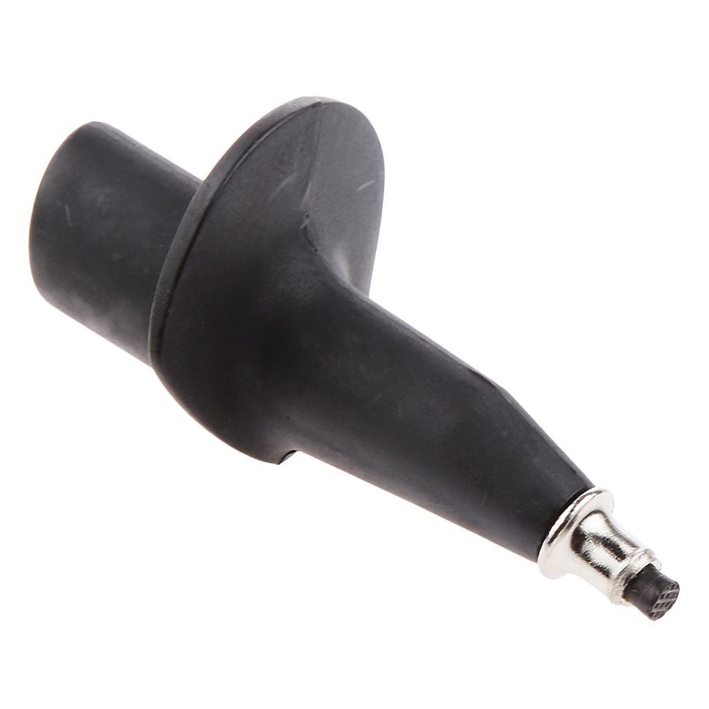 2X Trekking Pole Tip Hiking Stick Tip Length 1.2inch for Climbing Camping Black