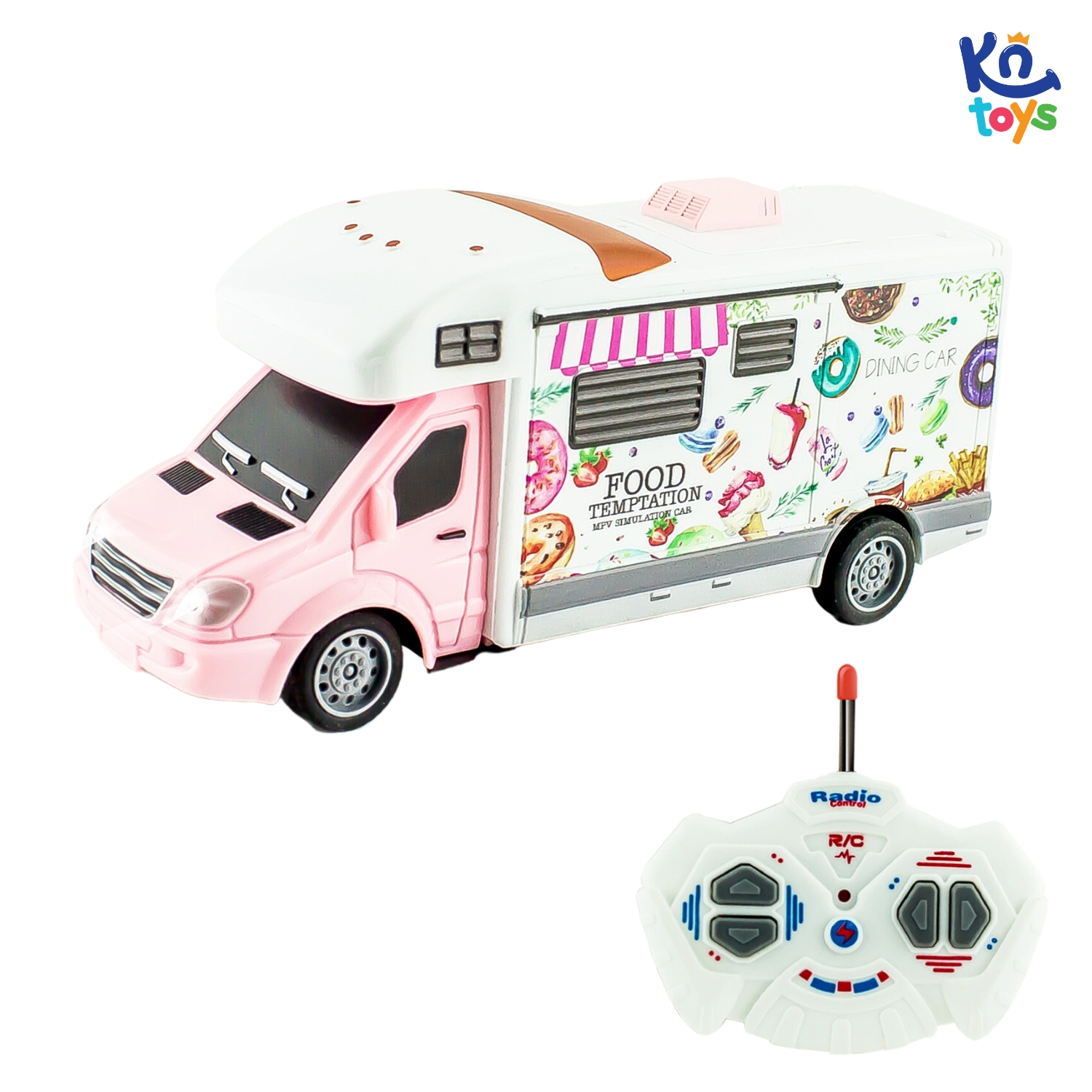 Đồ Chơi Điều Khiển Tỷ Lệ 1:32 SINO QH201-4 – Xe Bán Đồ Ăn Nhanh KN TOYS