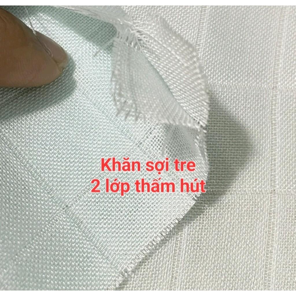 [Bán Lẻ] Khăn Tắm Đa Năng Sợi Tre GEE 2 Lớp Mềm, Thấm Hút Tốt, Không Bụi Vải An Toàn Cho Bé Sơ Sinh - Lẻ 1c - HT Gấu Nâu