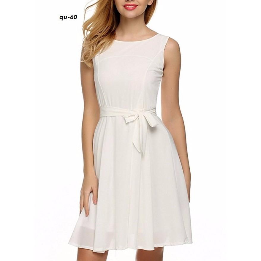 ĐẦM VOAN XÒE 2 LỚP CAO CẤP QU01DRESS