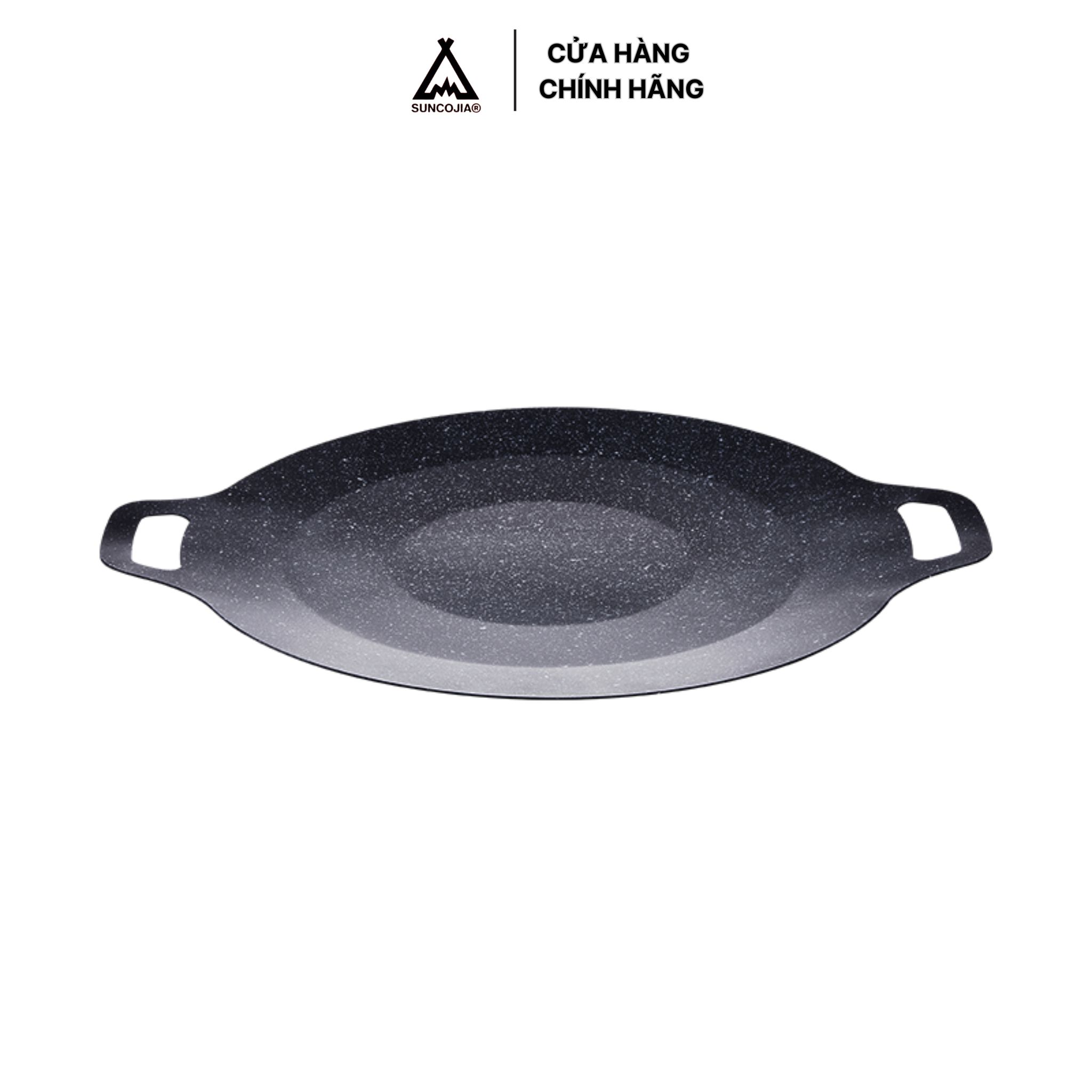 Chảo Nướng, Chảo Chống Dính, Chảo cắm trại ngoài trời, chảo nướng Hàn Quốc không khói size 28cm