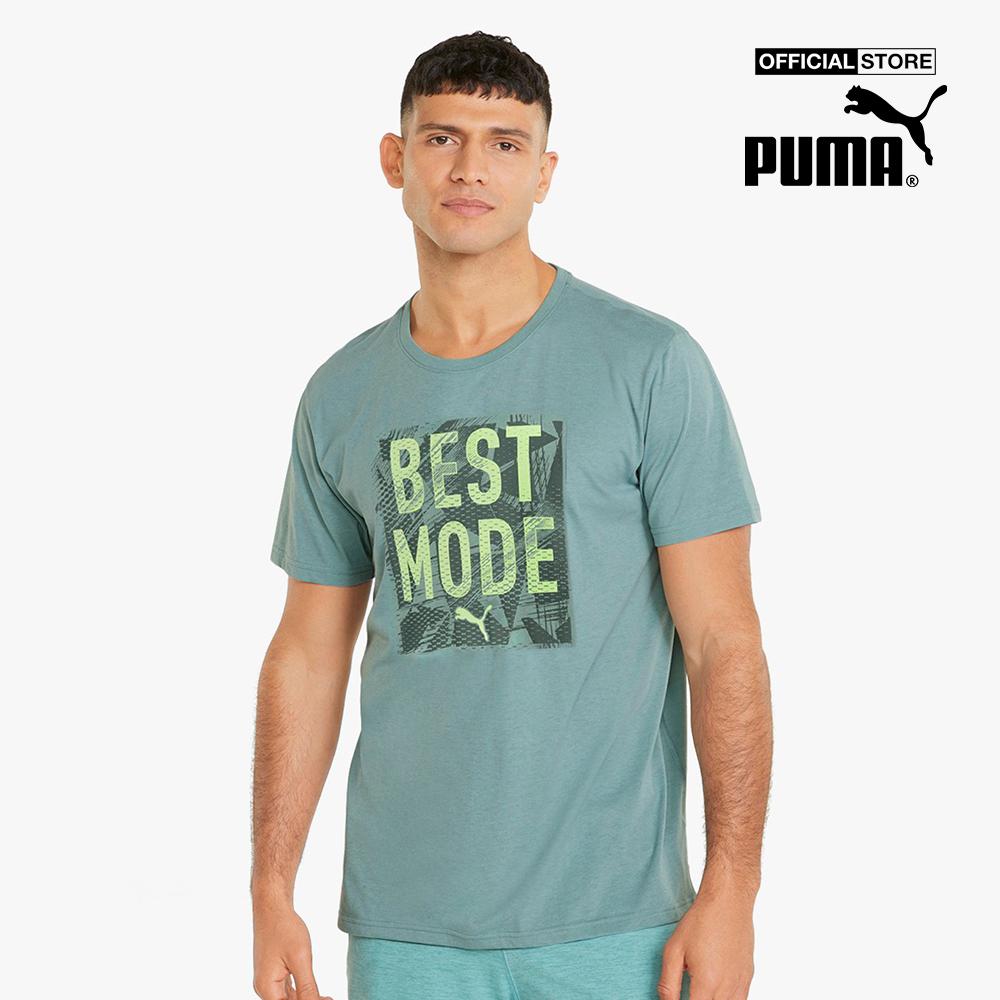 PUMA - Áo thun thể thao nam tay ngắn Graphic Slogan 521640