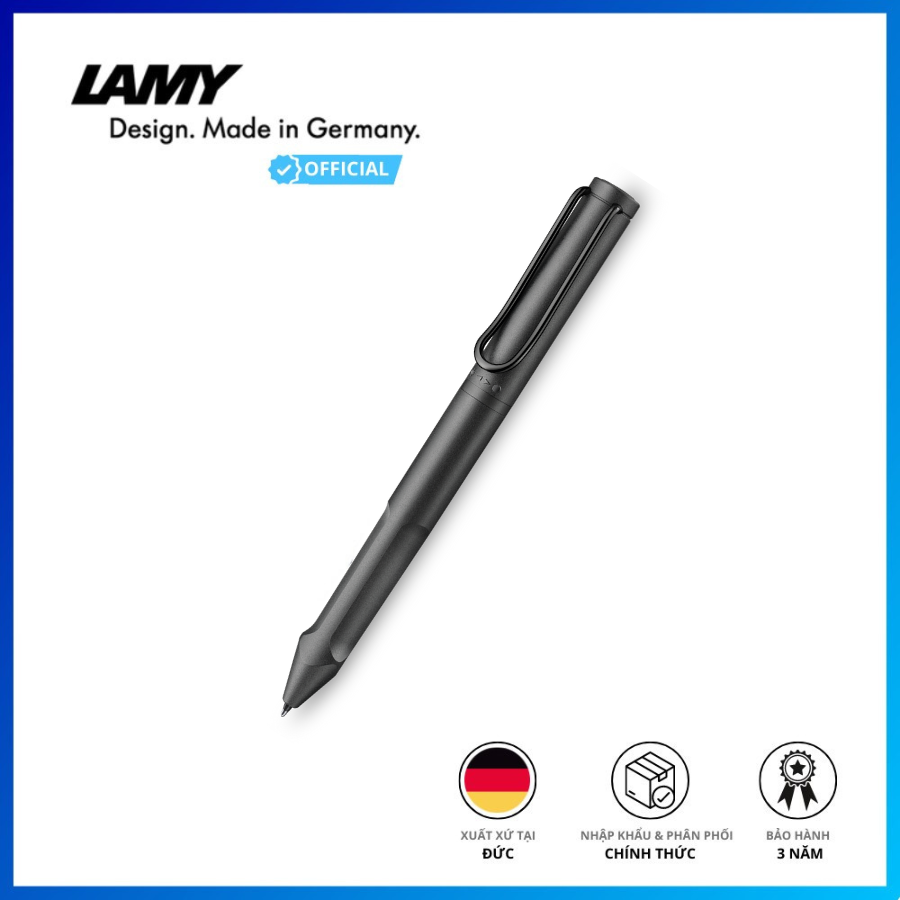 Bút điện tử cao cấp Lamy Safari Twin pen all black EMR PC/EL