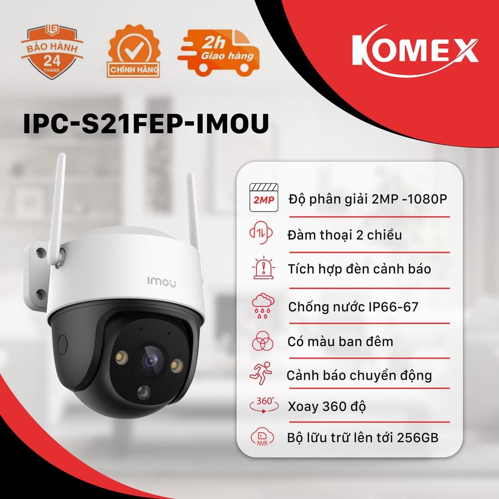 Camera WIFI Ngoài Trời IMOU CRUISER SE IPC - S21FEP/S41FEP - Hàng Chính Hãng