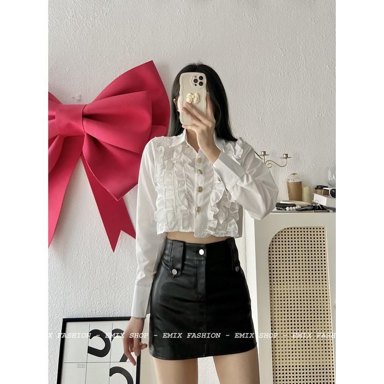 Set Dạ Croptop Mix Sơ Mi giá rẻ Tháng 52023BigGo Việt Nam