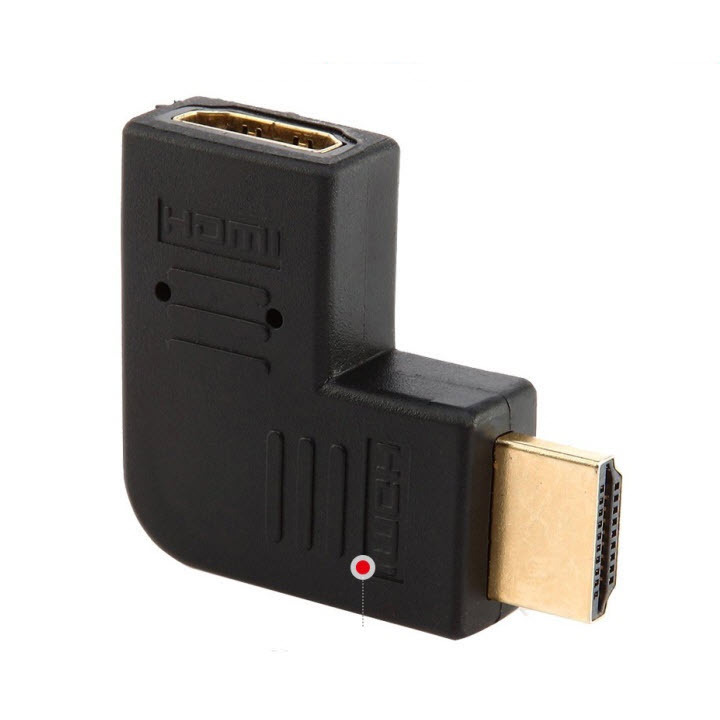 ĐẦU NỐI HDMI CHỮ L NGANG ĐẦU DƯƠNG – ĐẦU ÂM - Hàng Chính Hãng