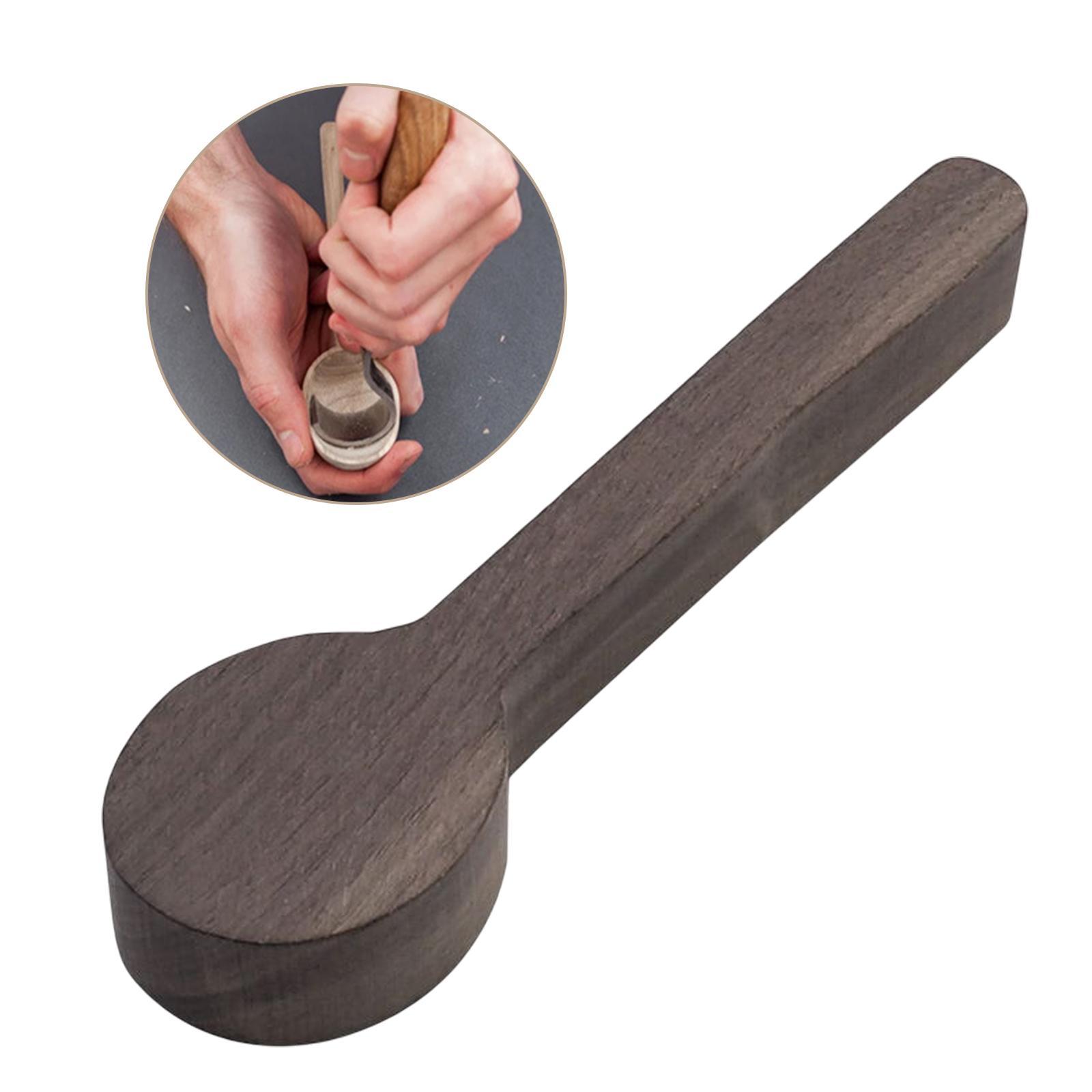 Wood Carving Spoon Blank Beech and Walnut Unfinished Wooden Spoon Block Whittling Art Supplies for Beginner