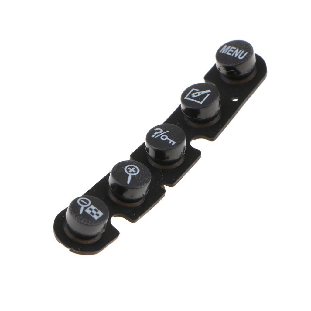 Rear Back Button Rubber Cover Key Replacement Part Menu For D600 D610