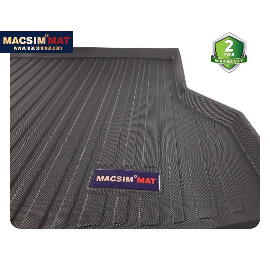 Thảm lót cốp xe ô tô Mercedes CLA 2014-2017 nhãn hiệu Macsim chất liệu TPV cao cấp màu đen