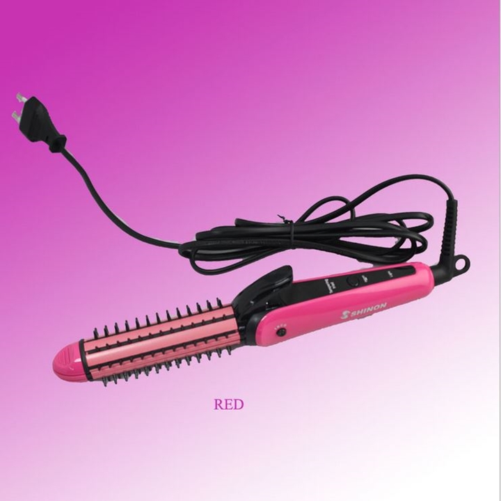 Lược điện 3 trong 1 Bấm - Duỗi - Uốn CHỈNH NHIỆT  SHINON - TM046