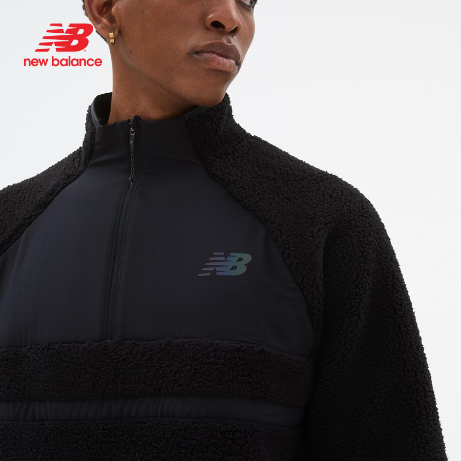 Áo thun tay dài thể thao nam New Balance APP RUNNING LONG SLEEVES T-SHIRT M BLACK - MT23285BK (form quốc tế)