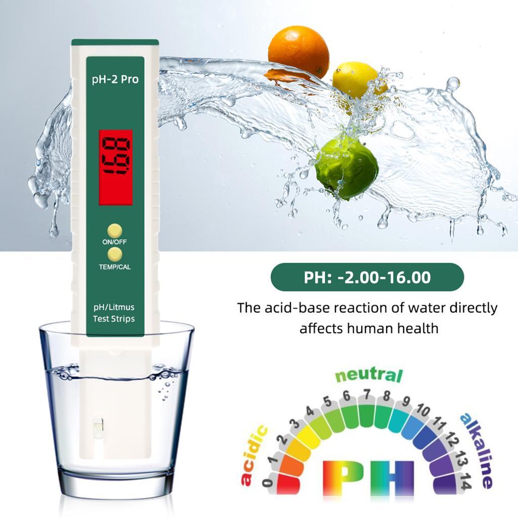 Digital PH Meter High Accuracy LCD Tester Aquarium Water Laboratory Pocket