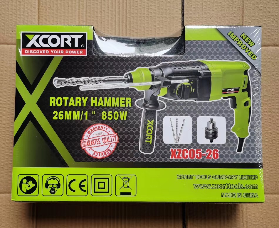 Máy khoan-Máy khoan đục bê tông 3 chức năng XCORT 850W XCORT