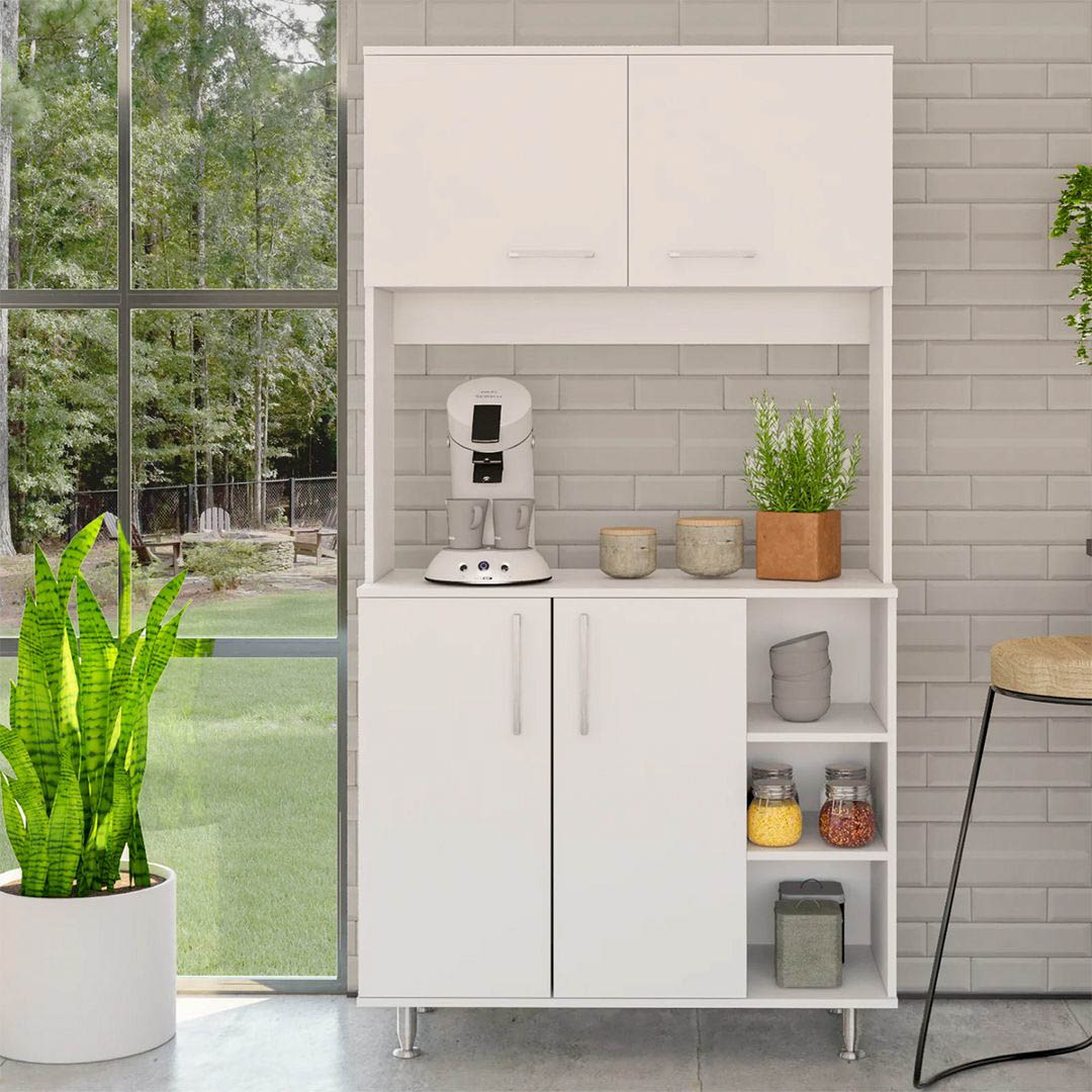 Tủ phòng ăn gỗ hiện đại SMLIFE Darow | Gỗ MDF dày 17mm chống ẩm | D95xR40xC180cm
