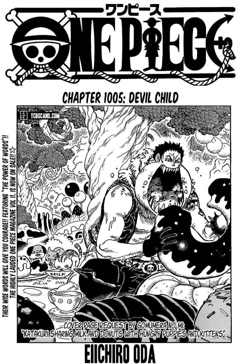 đảo hải tặc - one piece chapter 1005 1