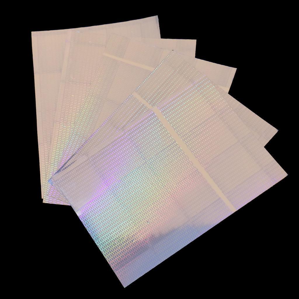 10pcs Fishing Lure Tape Fish Scale Tackle Holographic Waterproof Reflector
