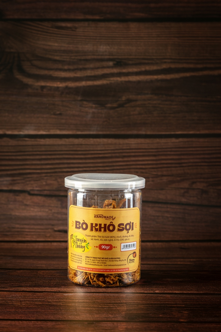 Bò Khô Sợi XUÂN HƯƠNG vị truyền thống đặc biệt thơm ngon 90g