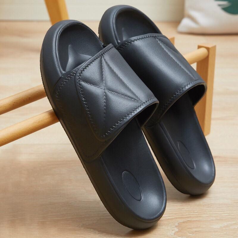 Ulzzang 045 Dép đi trong nhà, văn phòng unisex quai ngang đế xuồng bami siêu êm siêu nhẹ 100gram cực hot Thời Trang PKT