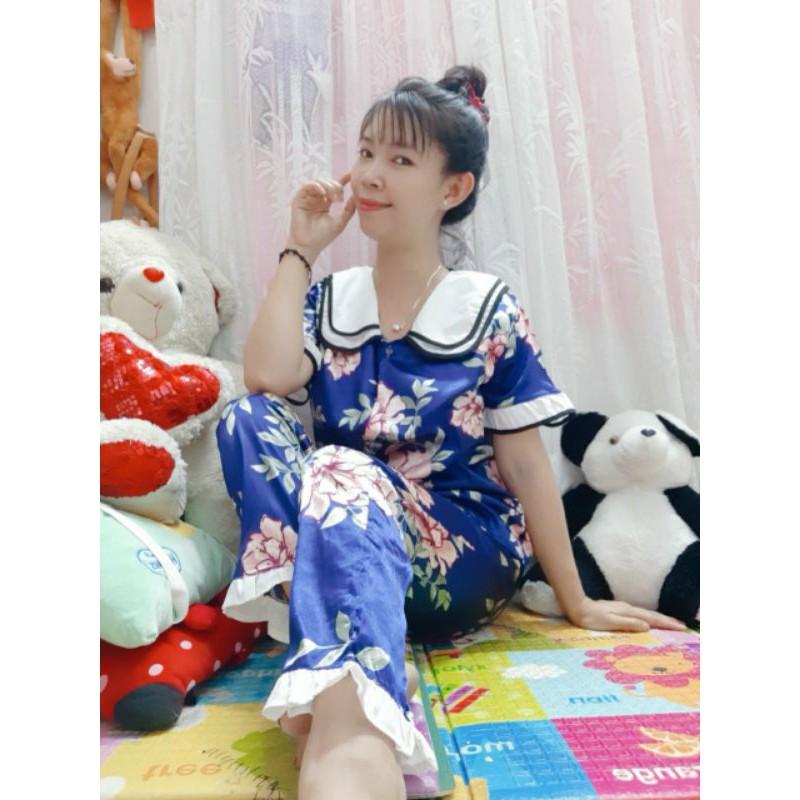 Bộ Tiểu Thư Satin đẹp mê li,hàng chuẩn shop