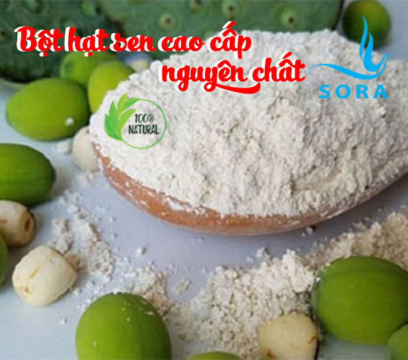 Sora Bột hạt sen cao cấp nguyên chất