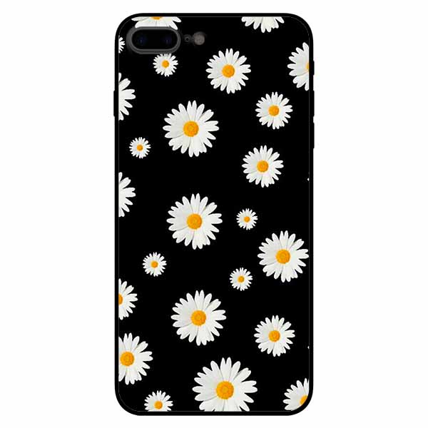 Ốp lưng in cho Iphone 7 Plus/ 8 Plus Mẫu Hoạ Tiết Hoa Cúc