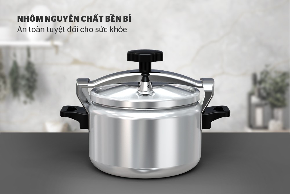 Nồi áp suất nhôm Sunhouse 5L - 6L hàng chính hãng