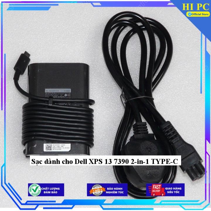 Sạc dành cho Dell XPS 13 7390 2-in-1 TYPE-C - Kèm Dây nguồn - Hàng Nhập Khẩu
