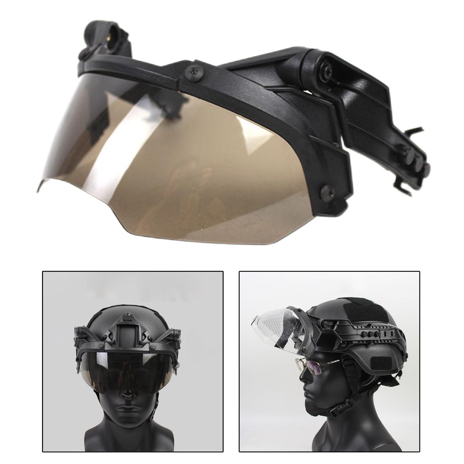 Tactical Split An toàn bảo vệ an toàn F-F-F-F-Foggles Phụ kiện đường ray 90 độ Bảo vệ antifog có thể tháo rời Color: Green B
