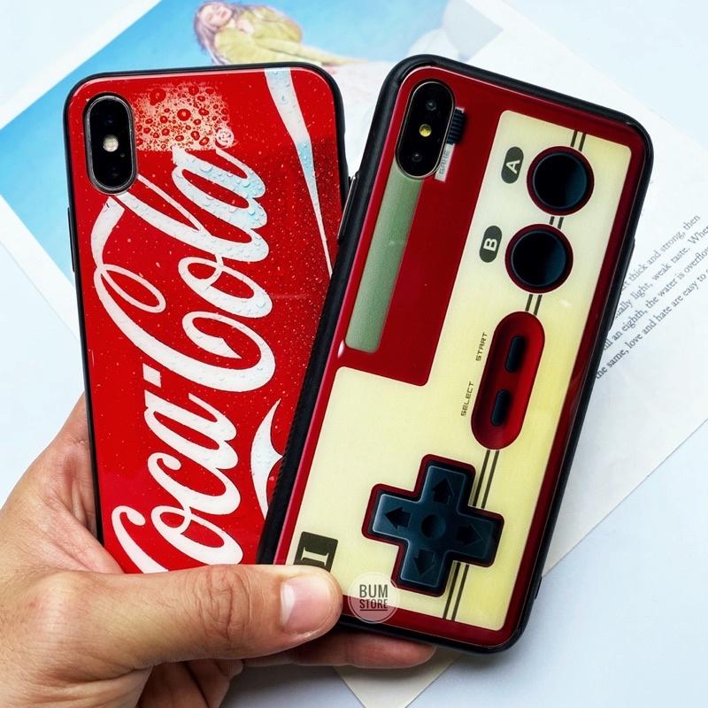 Ốp lưng kính viền dẻo CHO IPHONE 7 PLUS / IPHONE 8 PLUS / IPHONE X