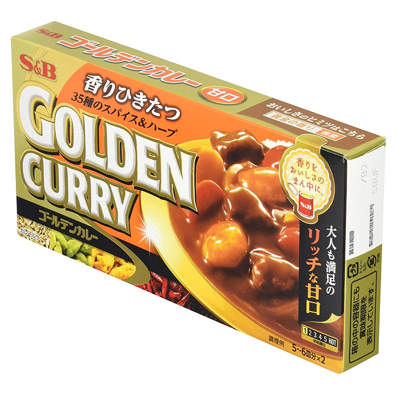 Viên cà ri Golden Curry vị mặn ngọt 198g